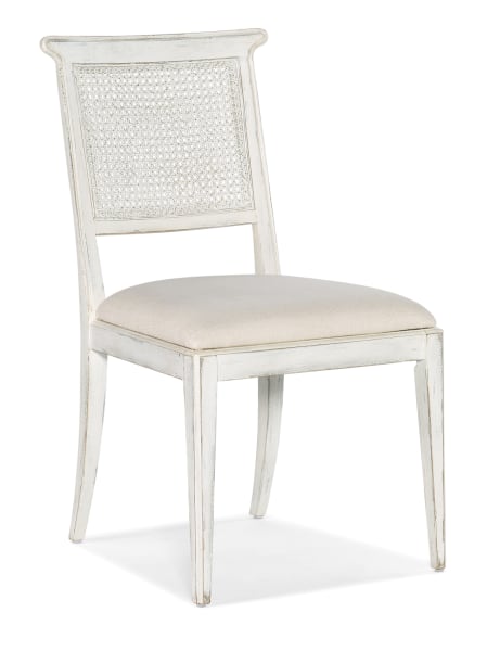 Charleston - Upholstered Seat Side Chair (Set of 2) - White