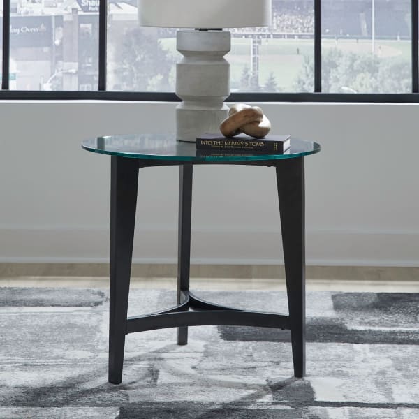 Capri - Round End Table - Brown