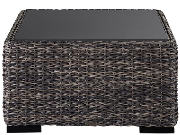 Coastal Living Outdoor - Montauk Square Cocktail Table  - Dark Brown