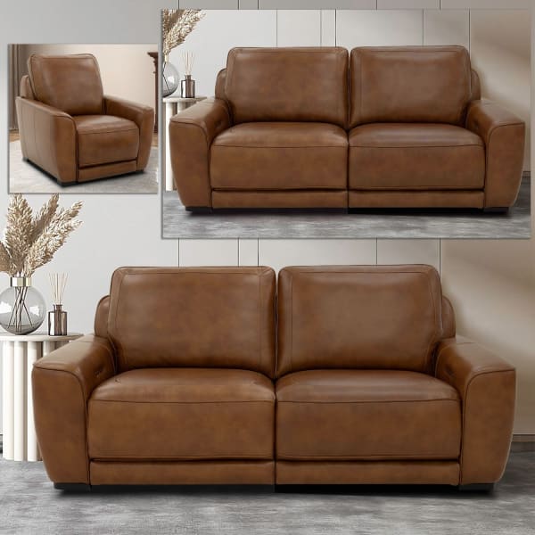 Blake - Sofa With Loveseat & Recliner - Brown