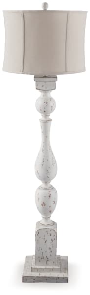 Madsbrook - Poly Floor Lamp - Antique White