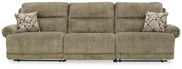 Lubec - Taupe - 3-Piece Reclining Sofa