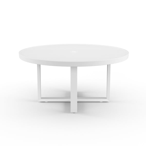 Newport - Round Dining Table - White