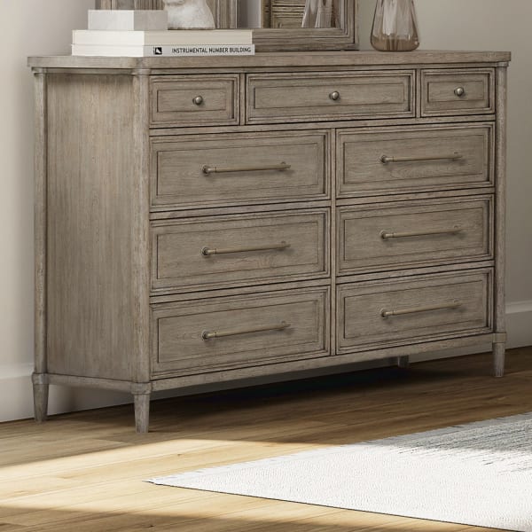 Rochelle Park - 9 Drawer Dresser - Smokey Taupe