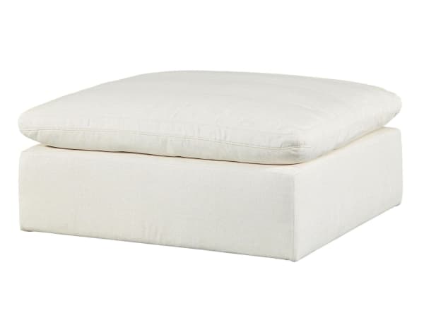 Curated - Palmer Ottoman - White