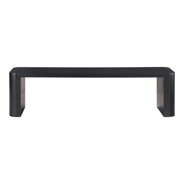 Post - Small Dining Bench - Black Oak