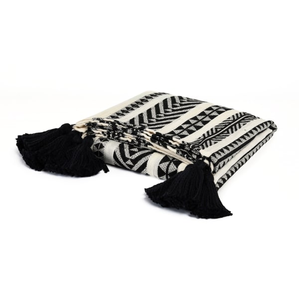 Endora - TC Throw - Black / Ivory