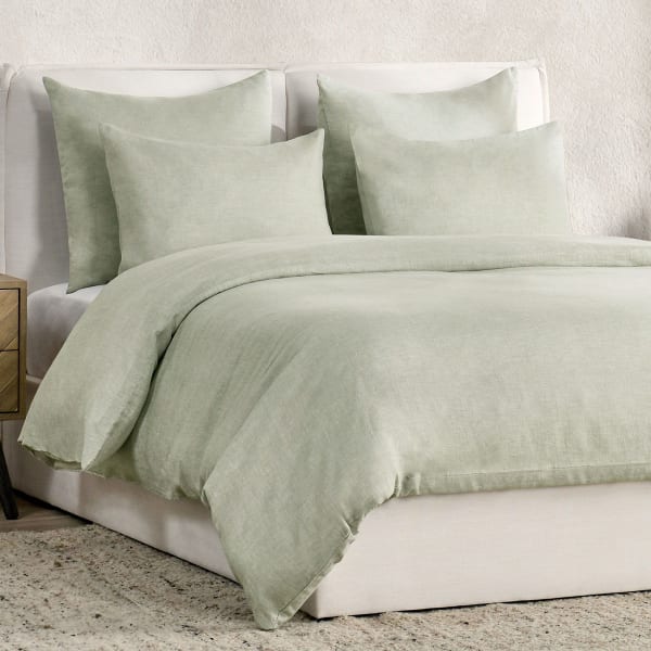 Jayson - King Linen Cashmere Duvet - Sagebrush