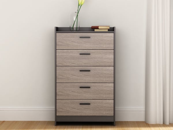 Central Park - Two-tone - Five Drawer Chest