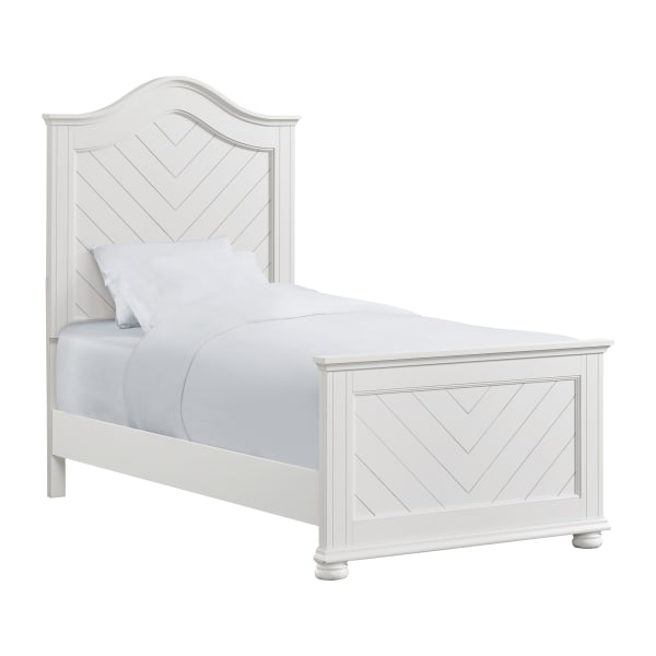 Kona - Twin Panel Bed - White