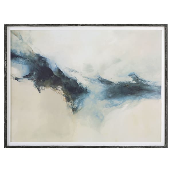 Terra Nova - Abstract Framed Print - Beige