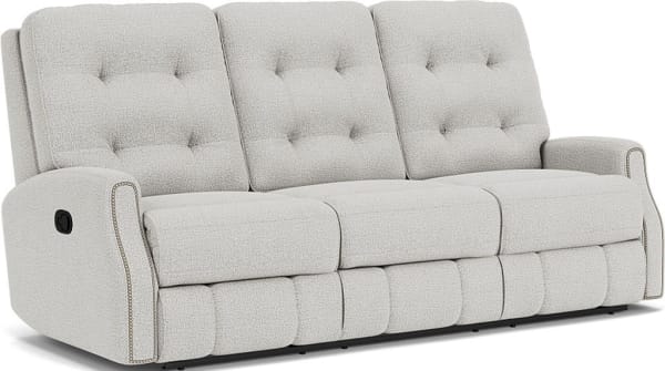 Devon - Reclining Sofa - White
