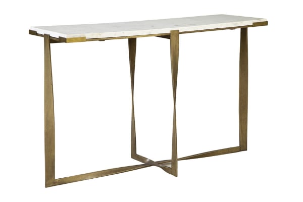 Josie - Console - White / Gold
