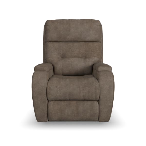 Strait - Power Recliner With Power Headrest - Dark Brown