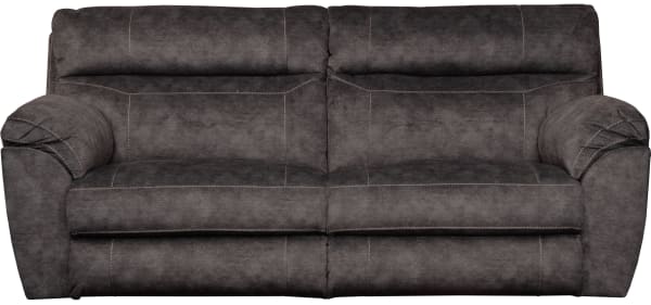 Sedona - Power Headrest Lay Flat Reclining Sofa - Smoke - 42.5'