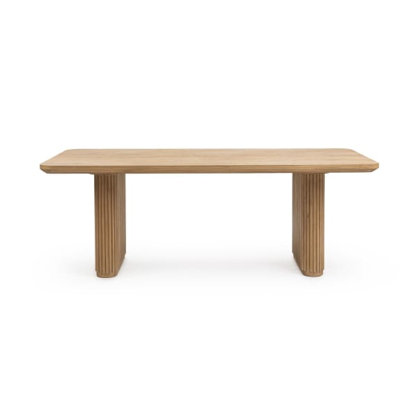 Vander - 84" Dining Table - Light Brown