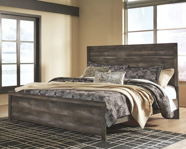 Wynnlow - Gray - King Panel Bed