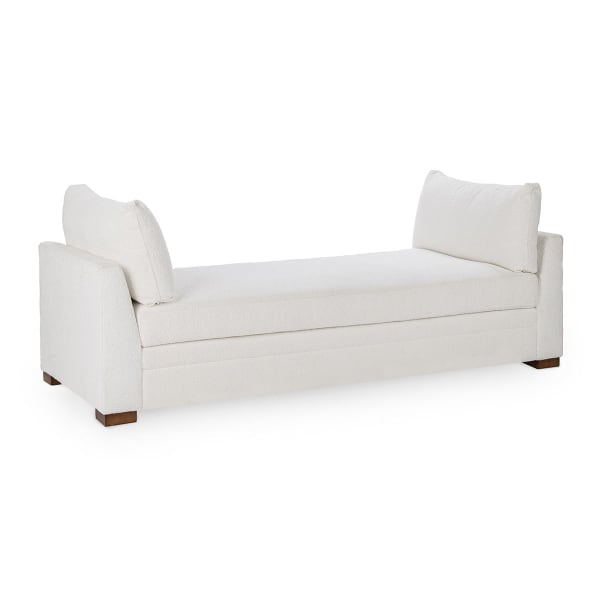 Audrey - Upholstered Daybed - Rise White