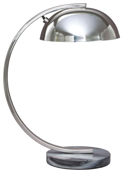 Haden - Chrome Finish - Metal Desk Lamp (1/CN)