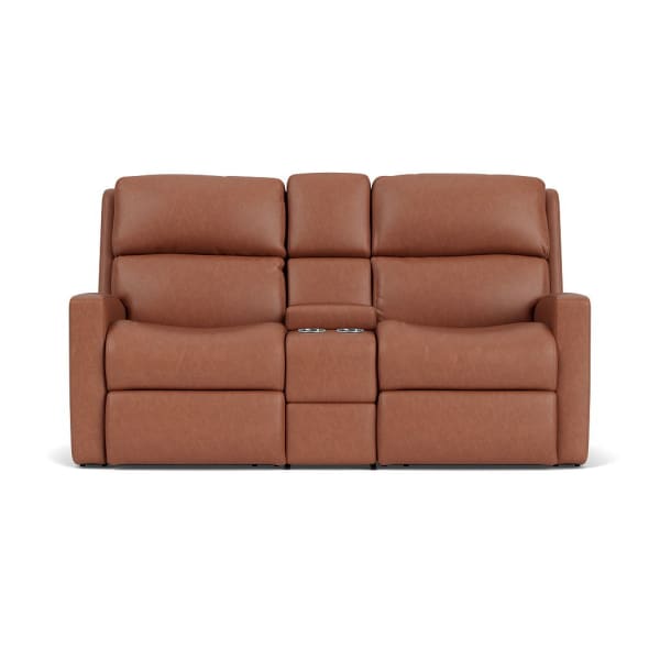 Catalina - Reclining Loveseat - Console - Leather