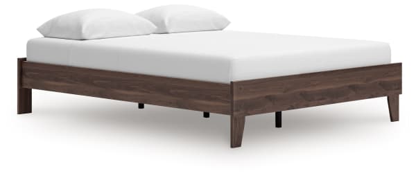 Calverson - Mocha - Queen Platform Bed