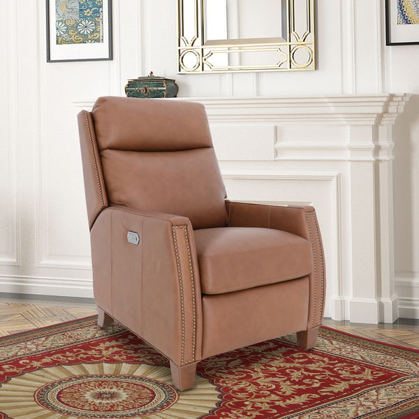Anaheim - Power Recliner With Power Recline, Power Headrest, Power Lumbar - Saddle