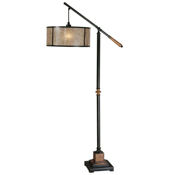 Sitka - Lantern Floor Lamp - Dark Brown