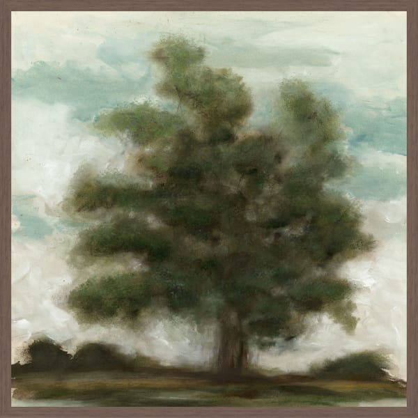 Tree - 48" x 48" Painting By Buddy Whitlock - Dark Green