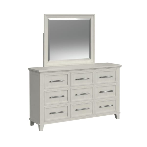 Canterbury - Dresser And Mirror Set - Ivory