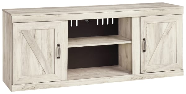 Bellaby - Whitewash - 60" TV Stand w/Fireplace Option
