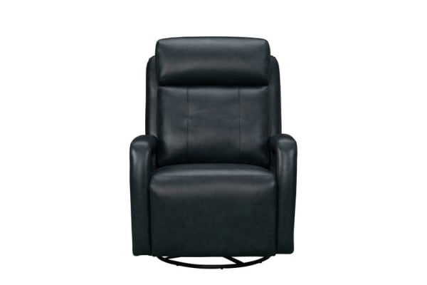 Gilbert - Power Swivel Glider Recliner With Power Recline, Power Headrest And Power Lumbar - Midnight Blue