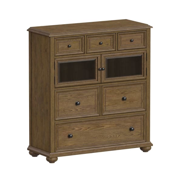 Heritage - Door Chest - Oak Brown