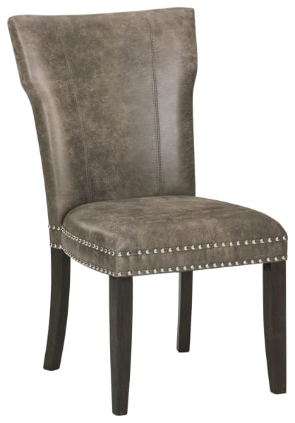 Wollburg - Brown - Dining UPH Side Chair (2/CN)