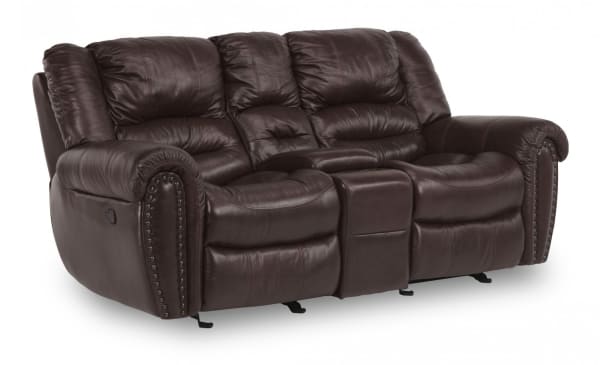 Town Gliding Reclining Loveseat with Console