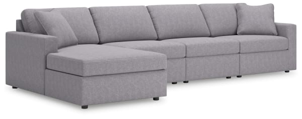 Modmax - Granite - 4-Piece Sectional With Laf Corner Chaise