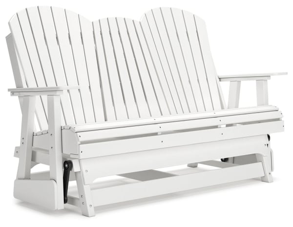 Hyland Wave - White - Glider Loveseat