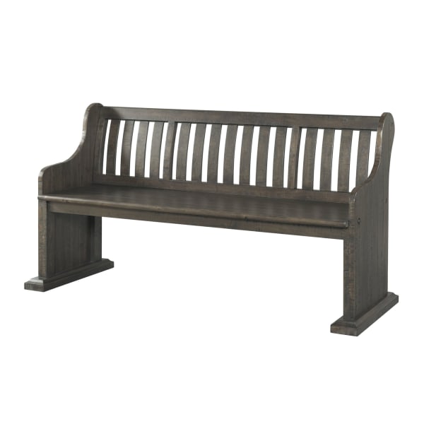 Stone - Pew Bench - Smokey Walnut