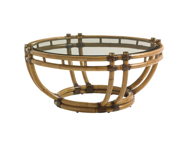 Twin Palms - Turtle Beach Cocktail Table - Light Brown