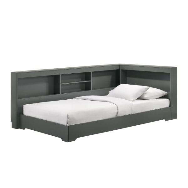 Sami - Twin Corner Bed - Gray