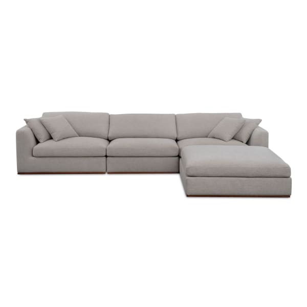 Rue - Lounge Modular Sectional - Flecked Gray
