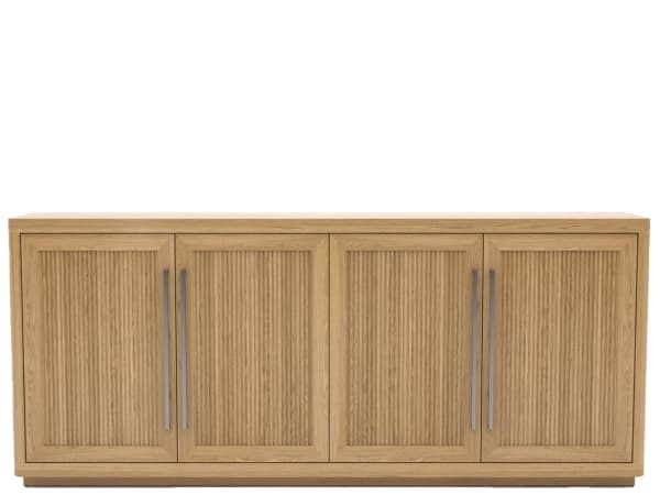 New Modern - Media Credenza - Light Brown