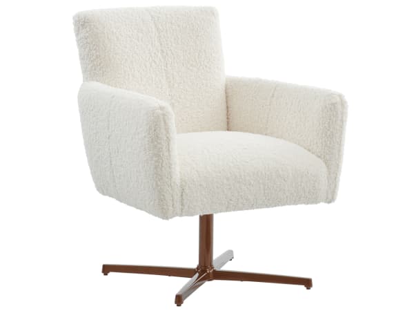 Barclay Butera Upholstery - Brooks Swivel Chair - Bronze - White