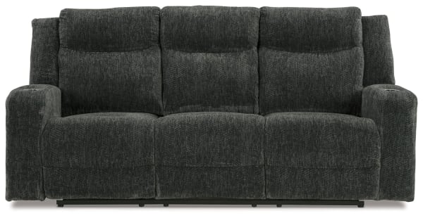 Martinglenn - Ebony - Power Reclining Sofa