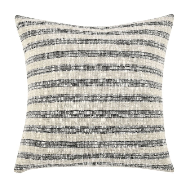 Timeless - 24" x 24" TL Linna Pillow - Natural/Black
