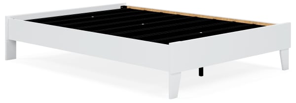 Flannia - White - Full Platform Bed