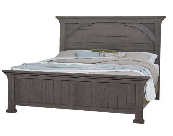Vista - King Mansion Bed - Gray
