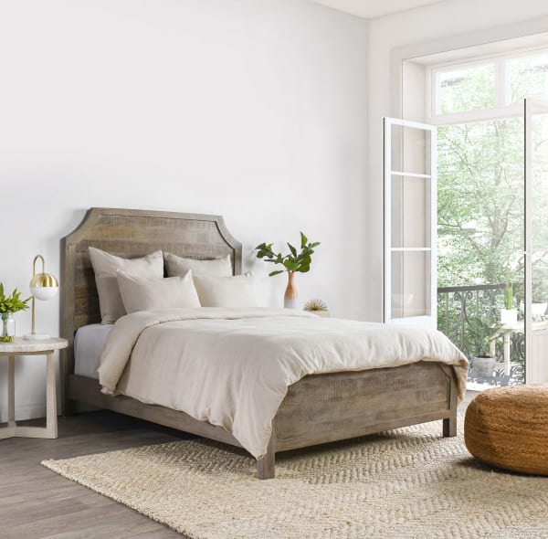 Jayson - Linen Cashmere Queen Duvet - Natural
