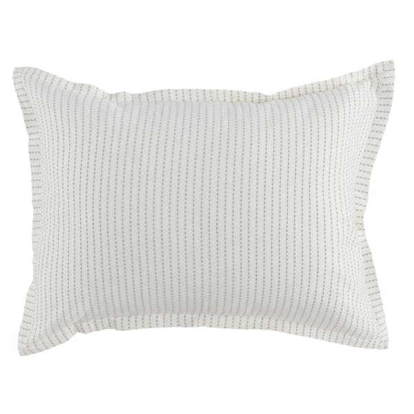 Karina - Standard Sham - Ivory Gray