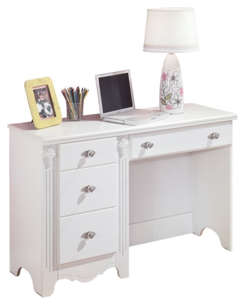Exquisite - White - Bedroom Desk