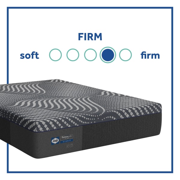 PosturePedic Plus - Brenham Firm Hybrid Mattress - King